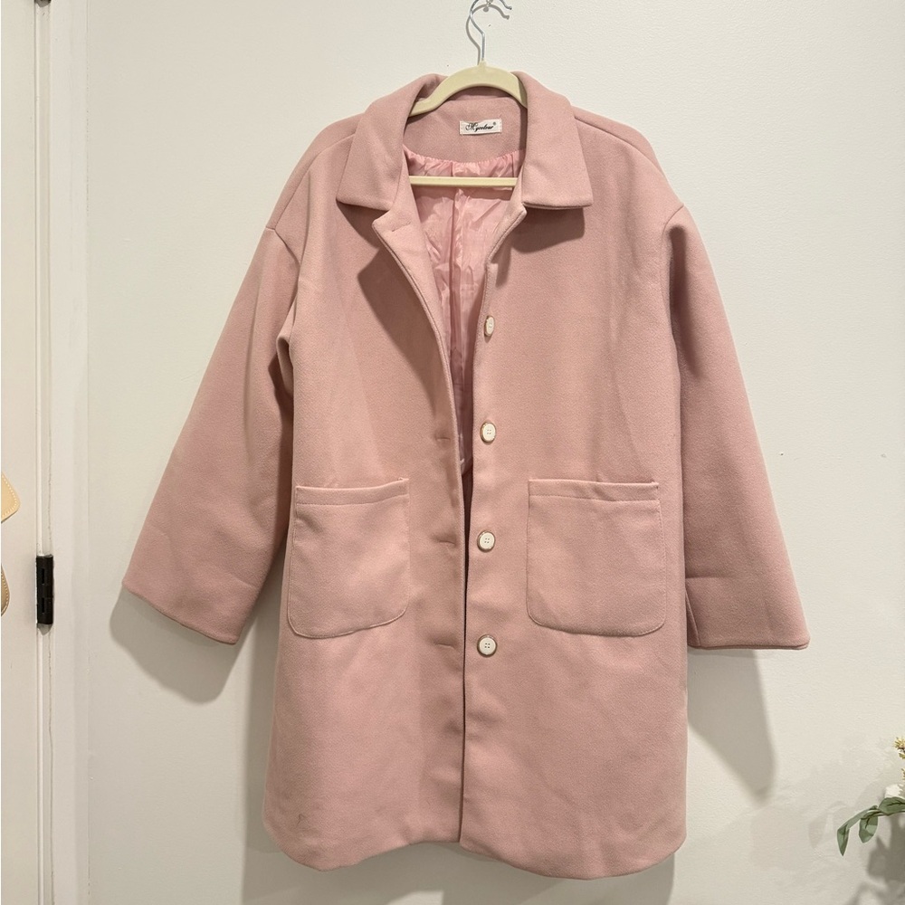 Blush Oversized Coat